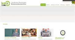 Desktop Screenshot of kmz-reutlingen.de